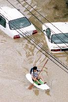 Resident of flooded Kochi City u